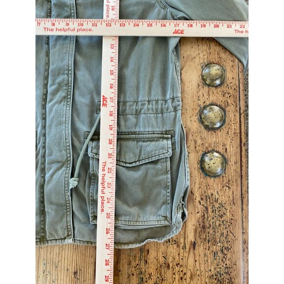 Lucky Brand Women’s Olive Green Cotton Utility Jacket S 100% Cotton lightweight - Picture 6 of 6